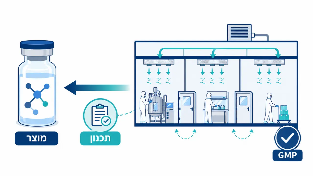 ‏מדריך להקמת מתקן ביופארמה: בניית מפעל ביולוגי עם Biopharmax