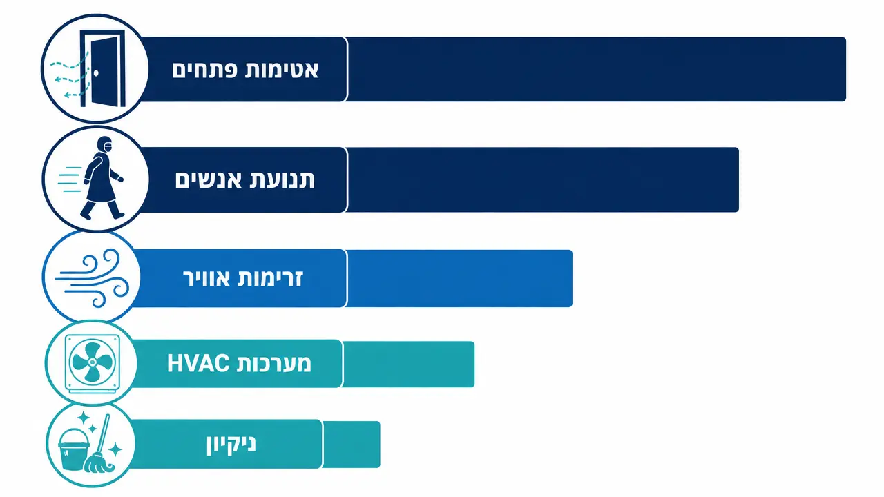 גורמי עלות בהקמת חדר נקי ISO Class 1