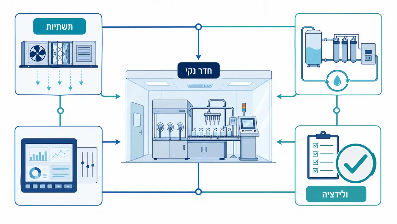 ‏הקמת קו ייצור תרופות: פתרונות מתקדמים לתעשייה הפרמצבטית