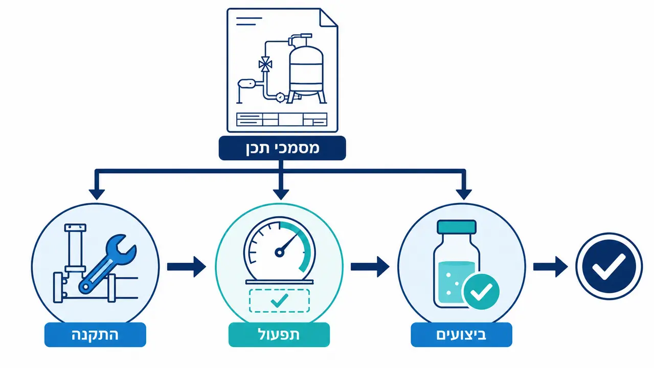 הקשר בין הנדסת תהליך לקומישינינג וולידציה