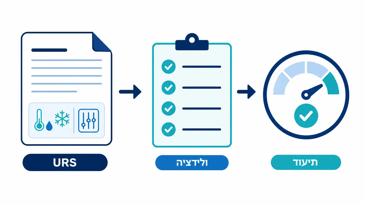 מסמך דרישות משתמש URS לרכש ציוד