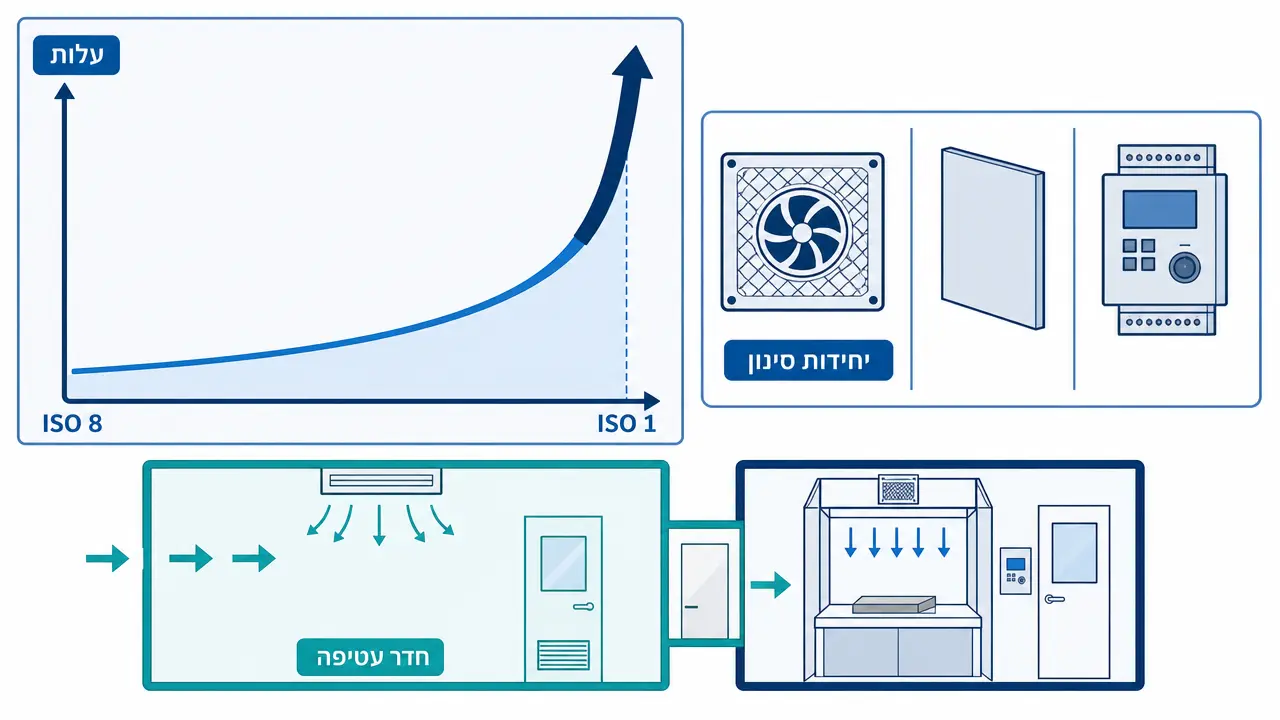 מערכות HVAC נדרשות להגעה לרמת ISO Class 1