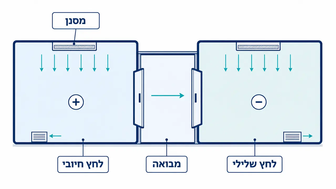 HVAC בחדרים נקיים