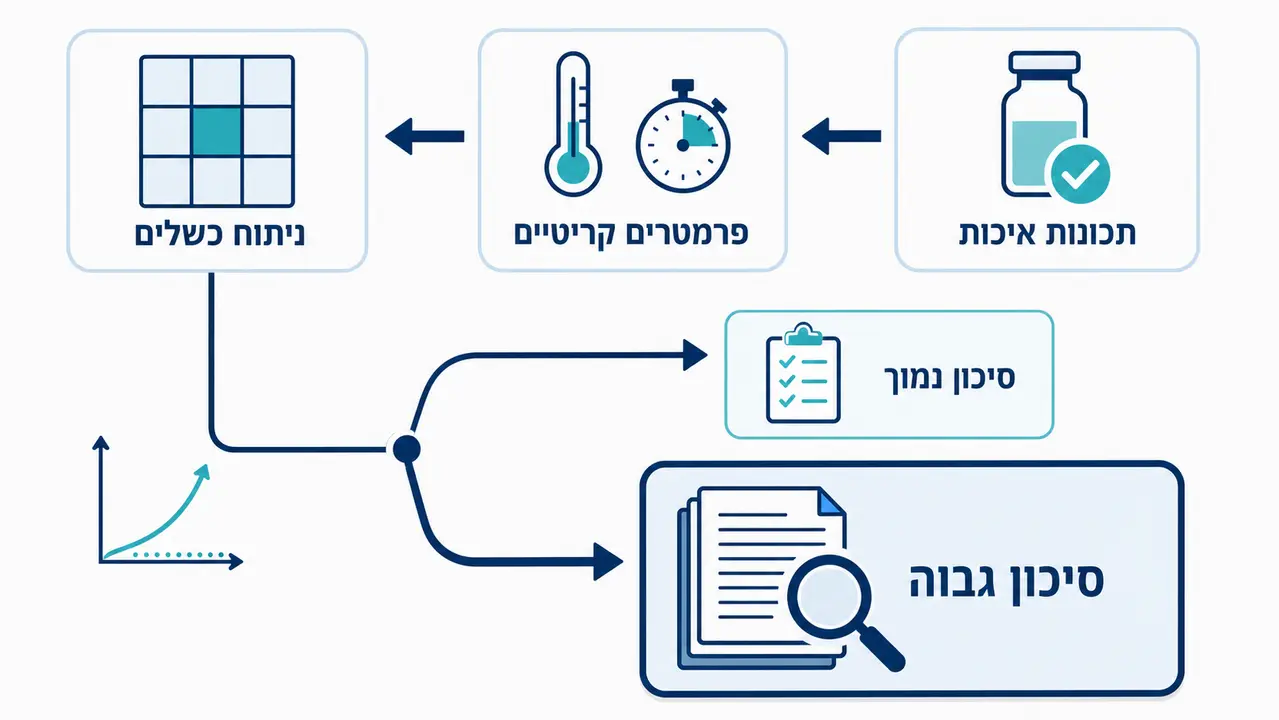 איך עושים הערכת סיכונים לוולידציה כדי לקצר לוח זמנים בלי להסתכן