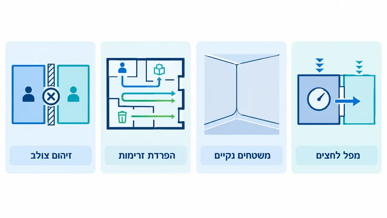 דרישות GMP שחייבות להיסגר לפני שרטוט ראשון