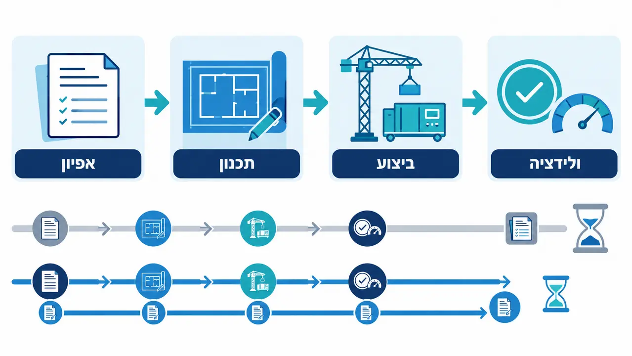 תהליך התכנון, הביצוע וההסמכה של מעבדה