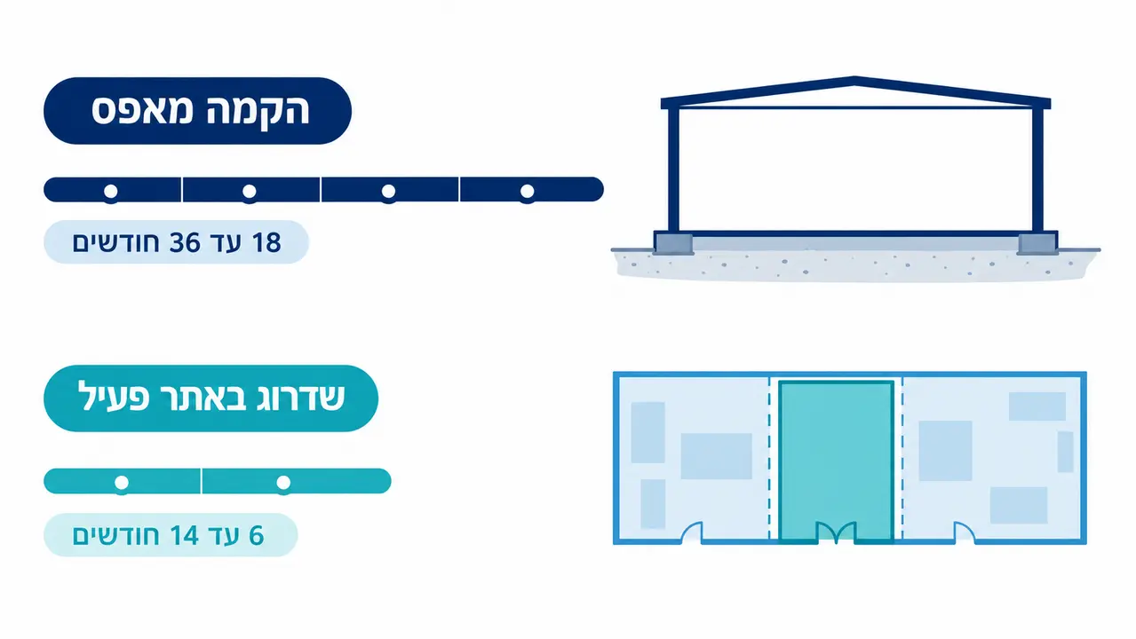 כמה זמן לוקח פרויקט טרנקי במפעל תרופות