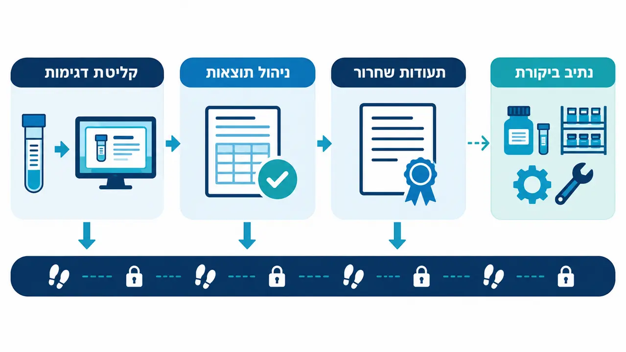 מערכת מחשוב מעבדתית לניהול דגימות