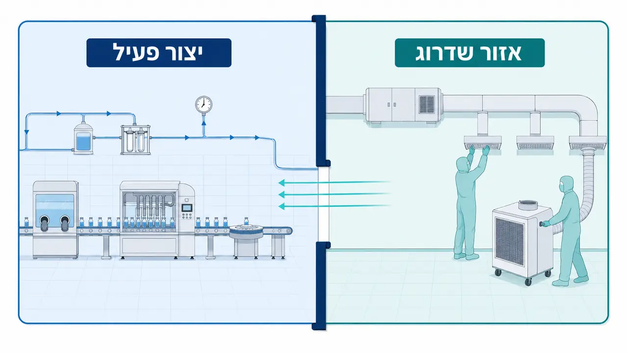 ‏שדרוג מתקן פרמצבטי: דרישות, שלבים ופתרונות הנדסיים מתקדמים