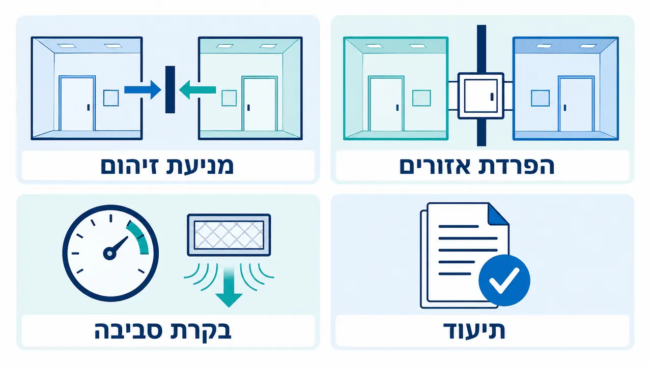 דרישות ליבה של GMP במתקן פרמצבטי