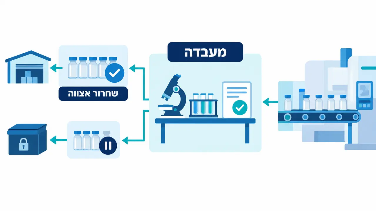 ‏תכנון והקמת מעבדת QC מתקדמת לבקרת איכות