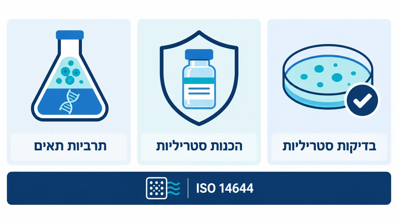 מתי נדרשת סביבת חדר נקי במעבדה ביולוגית