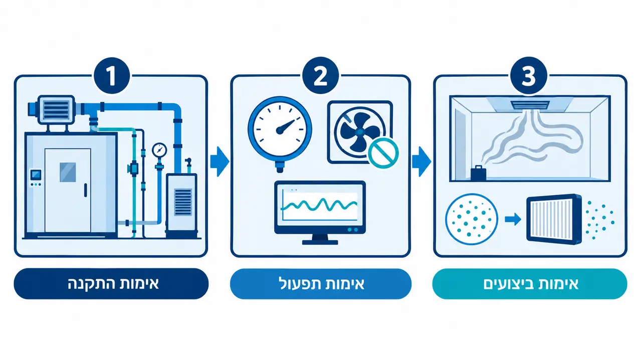 תהליך הסמכה ותיקוף IQ OQ PQ למתקן כליאה